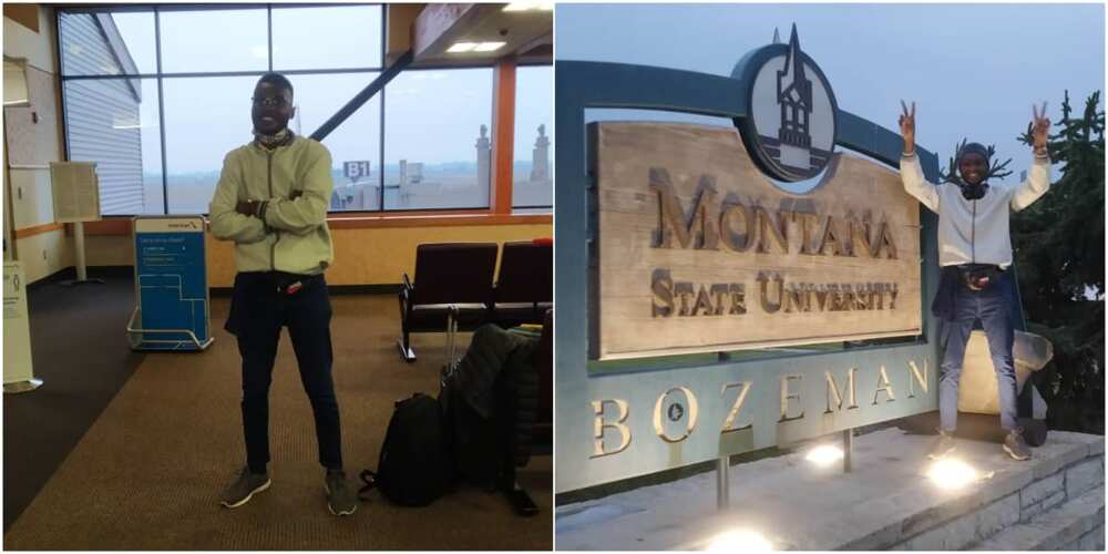 Emmanuel Osuagwu has left Nigeria for the US to study