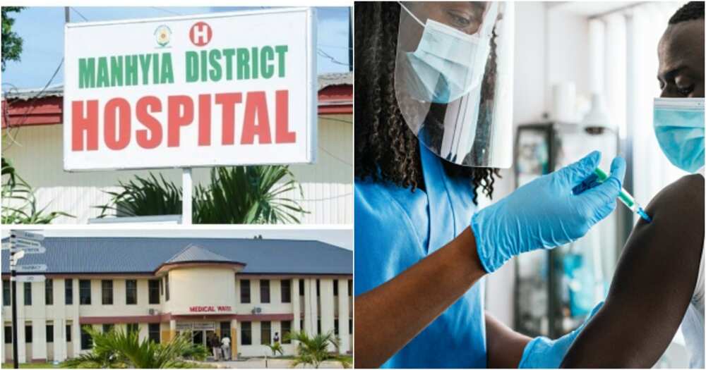 Manhyia government hospital is in the Ashanti Region.