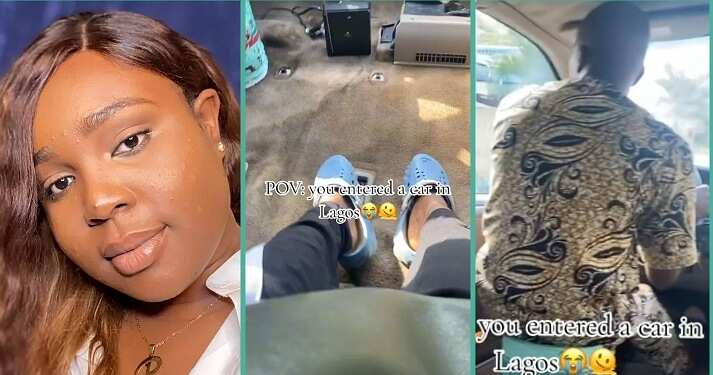 Lady shares video of bus she entered in Lagos
