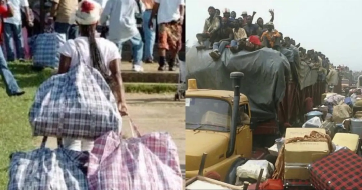 This week in 1983: 1million Ghanaians deported from Naija with Ghana-must-go bags