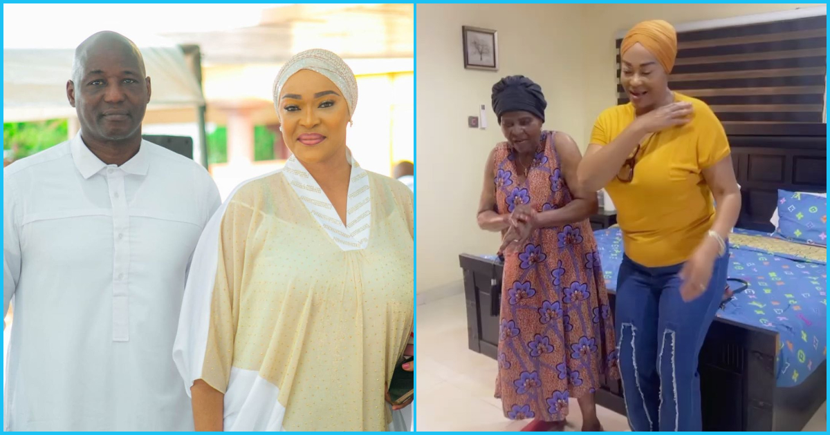 Kalsoume Sinare dances with mother in law