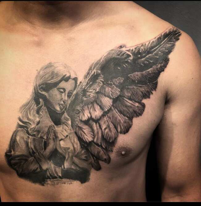 Guardian angel tattoo designs
