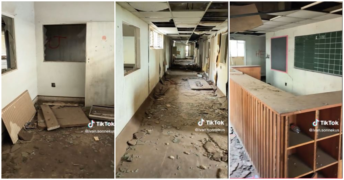 A TikToker shares a video of an abandoned hospital in South Africa