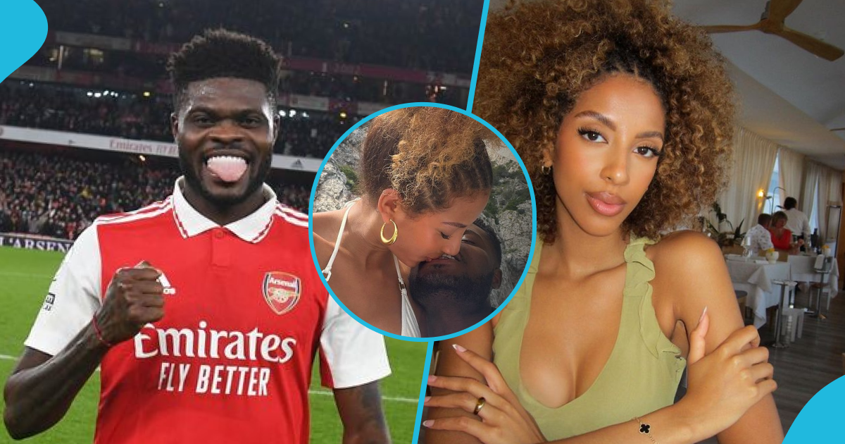 Thomas Partey and girlfriend share a kiss on a boat while on vacation in Italy: "Love is sweet"