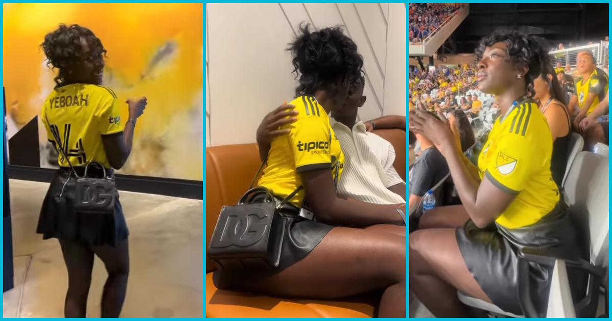 Thomas Partey's ex-girlfriend Gifty Boakye unveils new boo in loved-up video, he's also a Black Stars’ player
