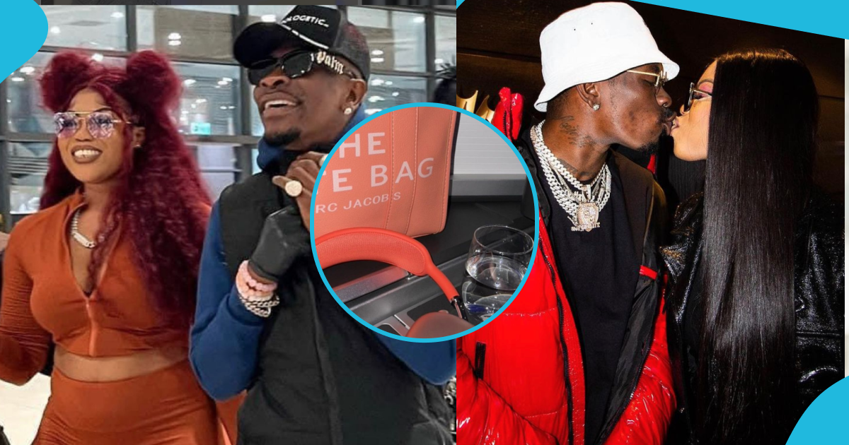 Shatta Wale's girlfriend makes a bold fashion statement with her GH¢4,600 Marc Jacobs tote bag in new photos