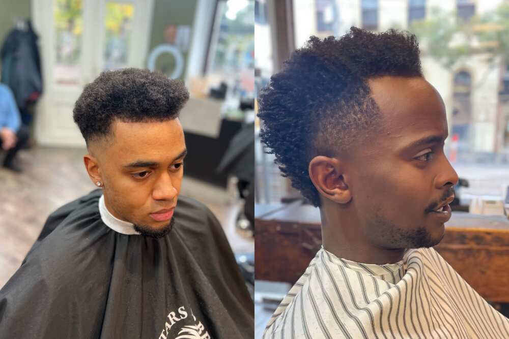 Short haircuts for black men