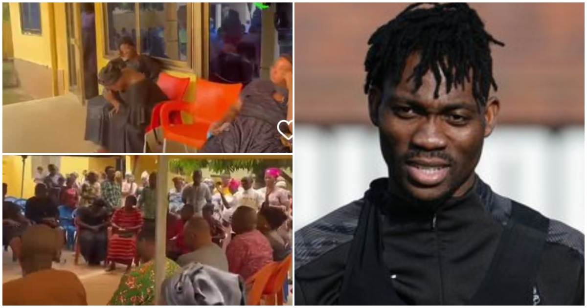 So sad: First video from Christian Atsu's family house as his body lands in Ghana emerges