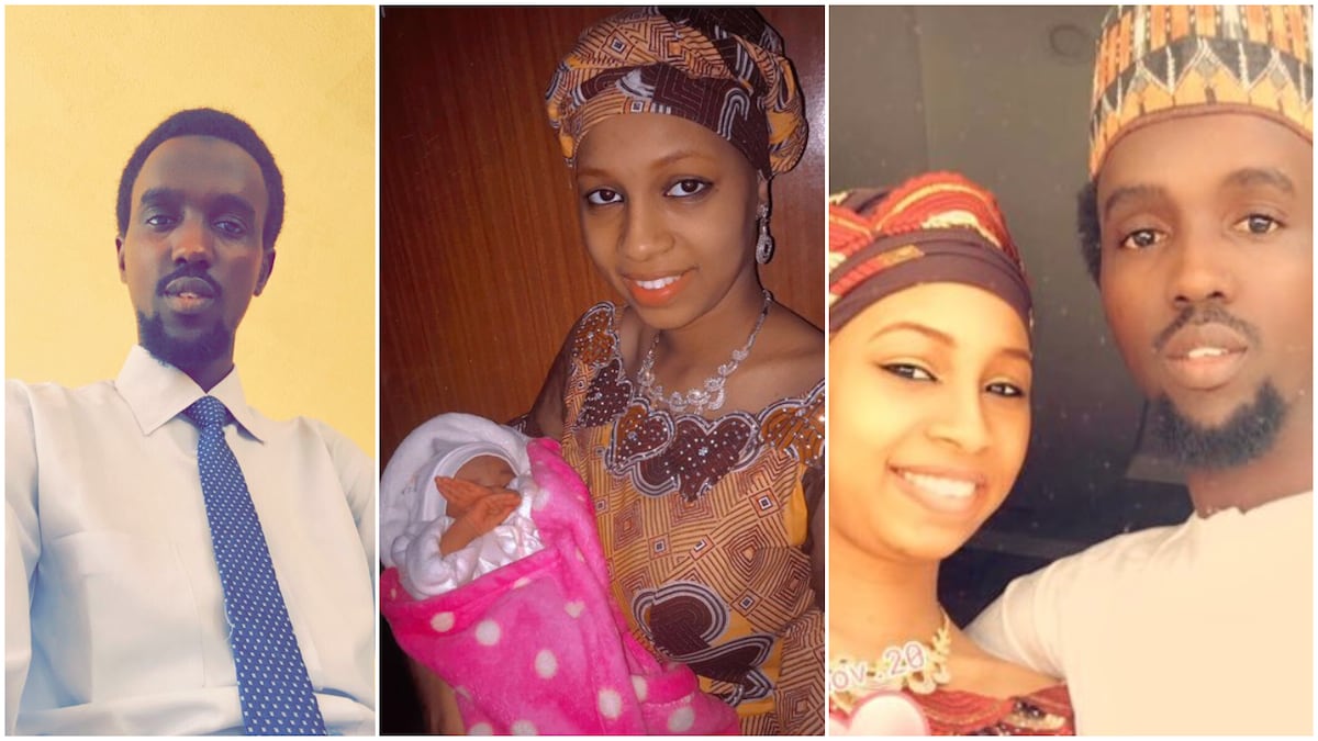 Man shares photos of 18 year old wife who gave birth at 17 days before she marked birthday, Nigerians react