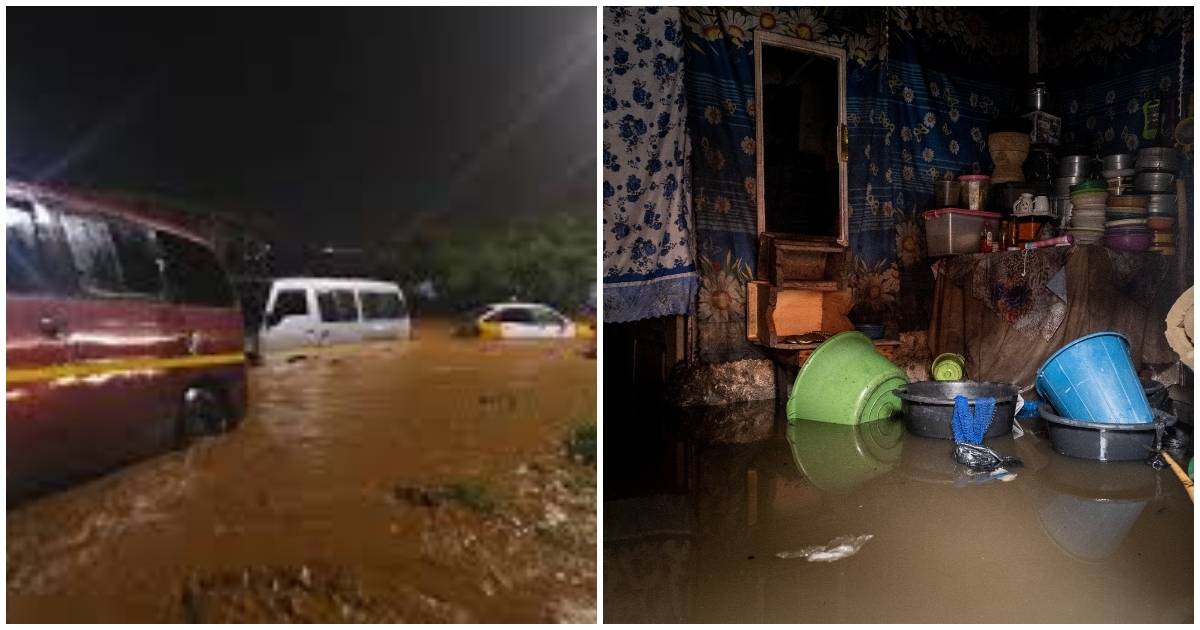 Cars, lotto kiosks submerged under flood waters; videos tell horror stories