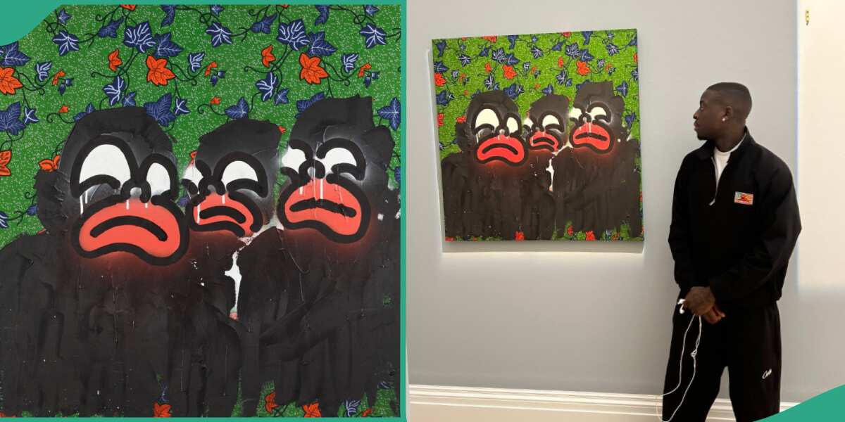"Sold for GH₵527K": Artwork named Three Yoruba Brothers by Nigerian artist auctioned in the UK for GH₵527K