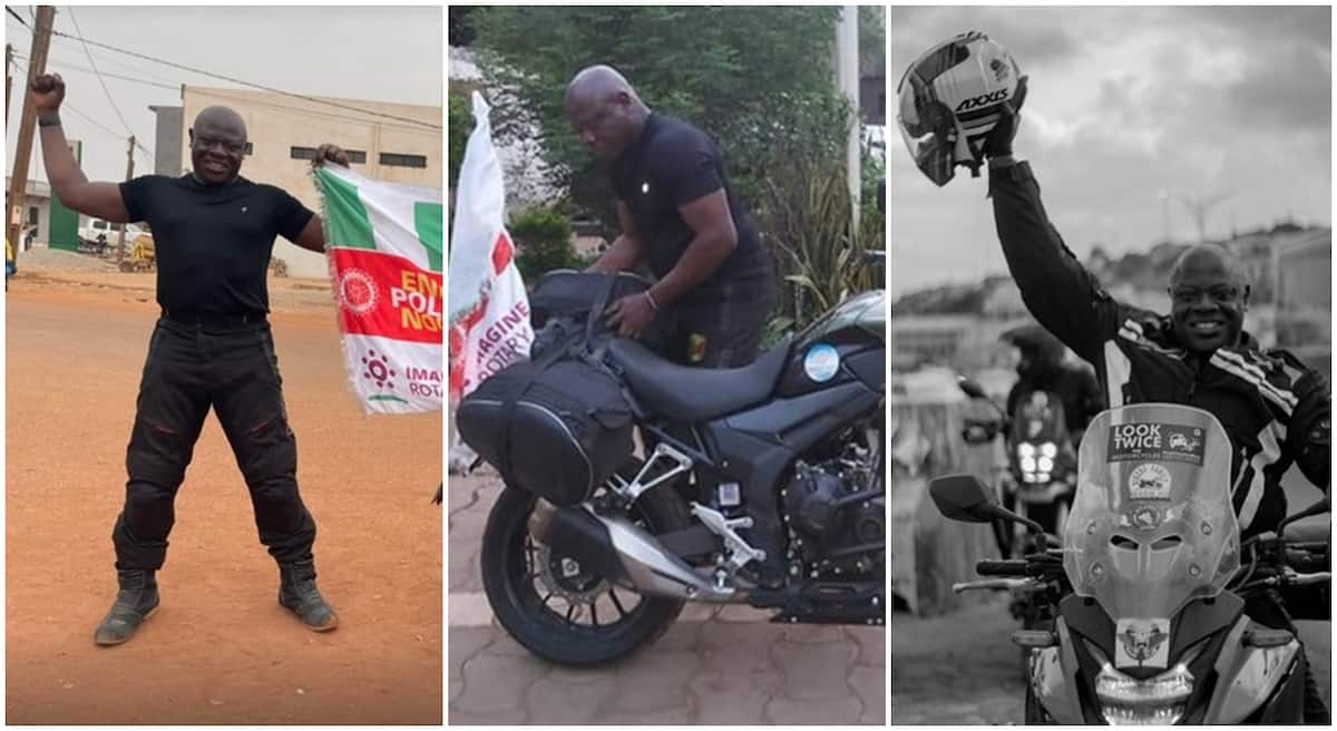 "I will ride from Lagos to Israel & climb Everest the world's tallest mountain" - Nigerian biker says