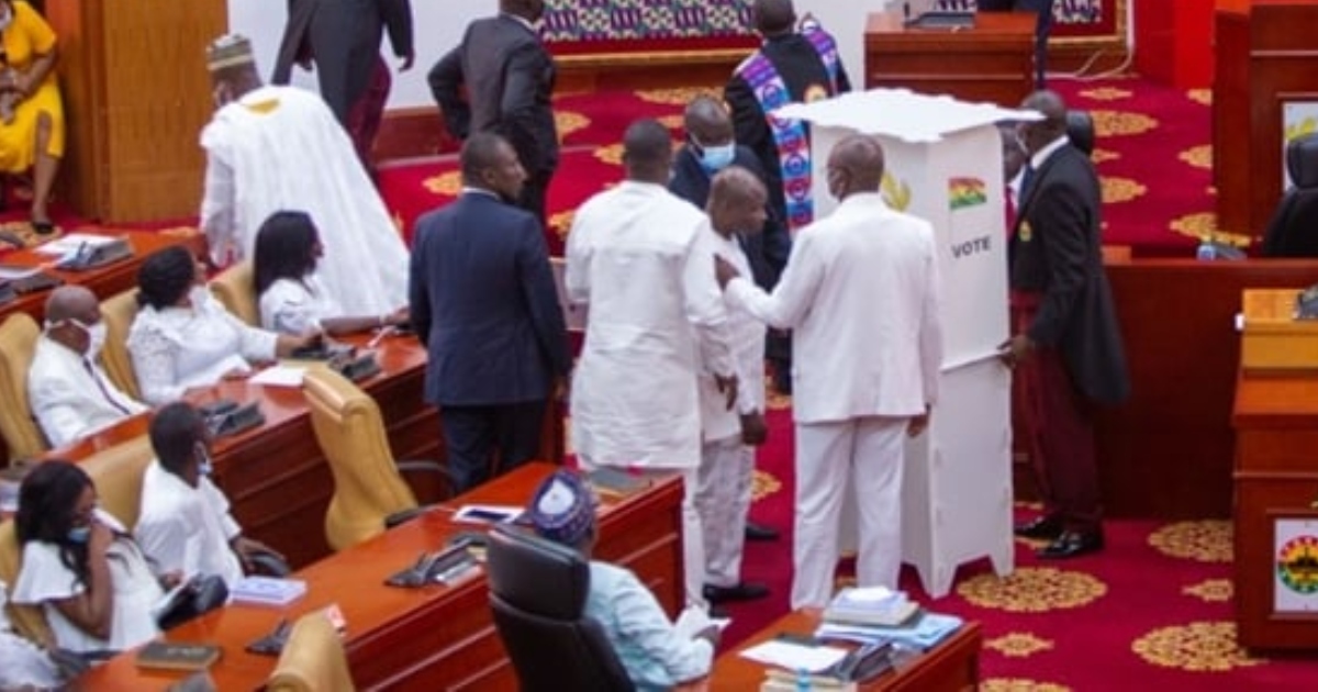Voting for Speaker of Parliament restarts after 4 hours of casting only 2 ballots
