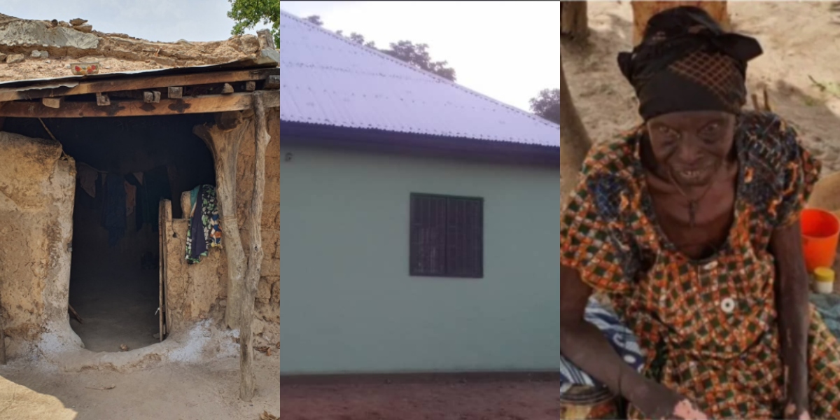 Bawumia builds new house for 80-year-old leper abandoned by her children (Photos)