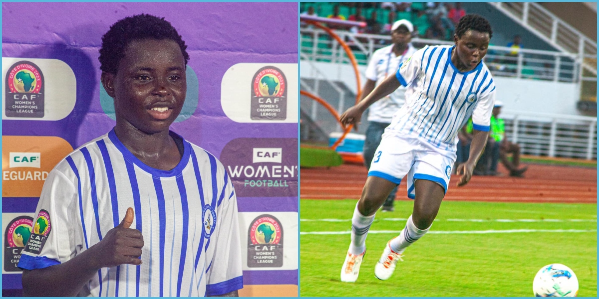 Comfort Yeboah: Ghanaians Stunned By Female Footballer’s Amazing Goal In CAF Women’s Championship