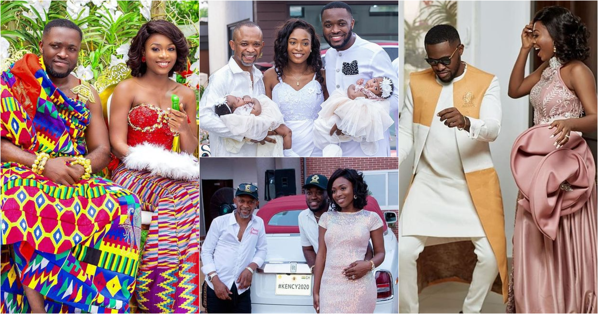 Fadda Dickson marks Kennedy Osei and Tracy's 1st wedding anniversary with 10 beautiful photos