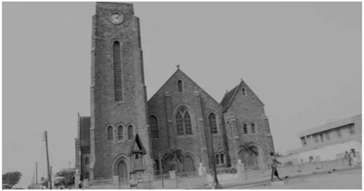 An old photo of the Methodist Cathedral