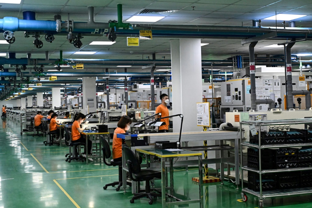 Vietnam, a global manufacturing hub, is targeting growth of between six and 6.5 percent this year