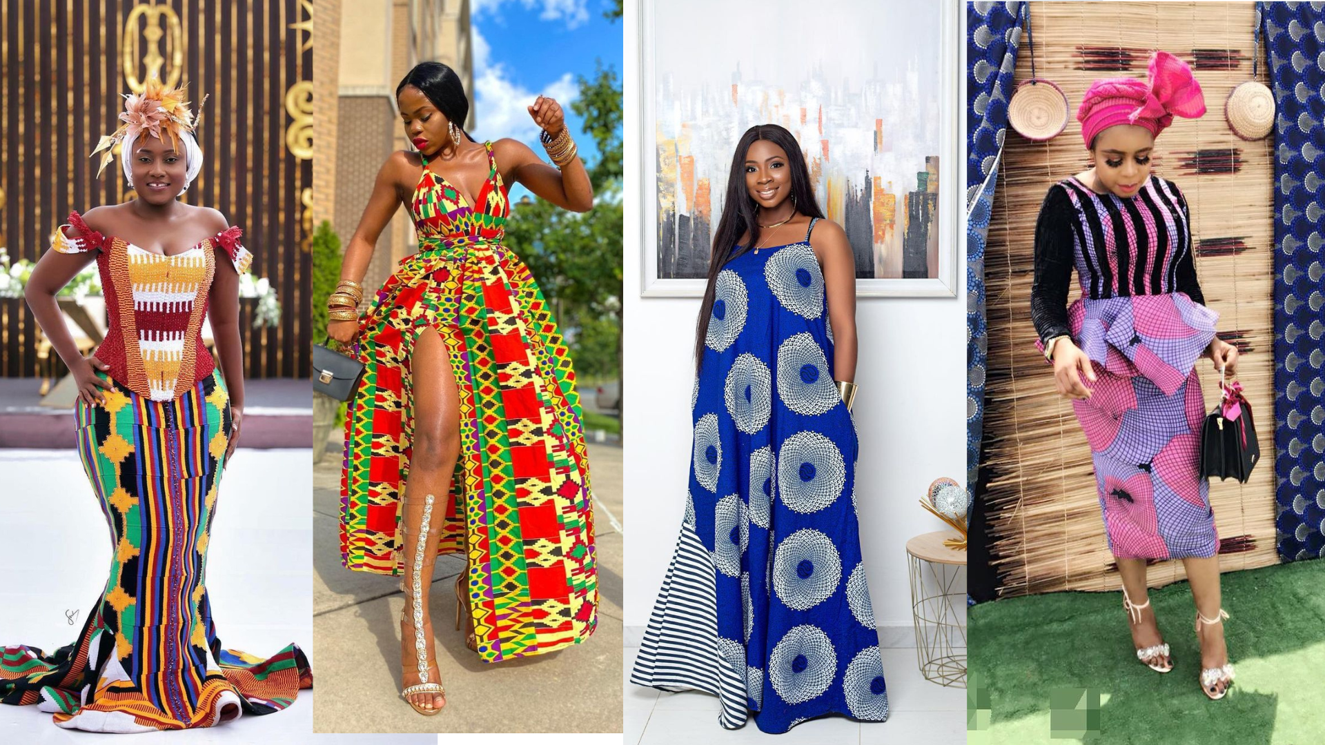 Simple African Ankara Wax Print Dress Styles - Kipfashion