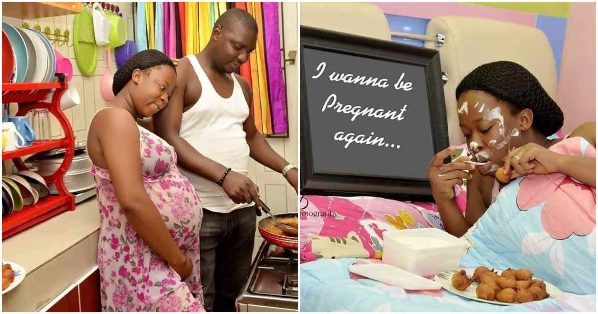 Pregnant wife and husband