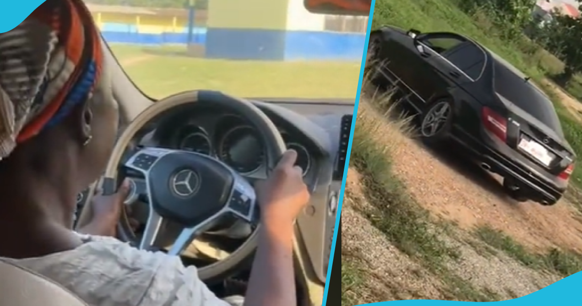 Mother gets emotional as son buys her Benz