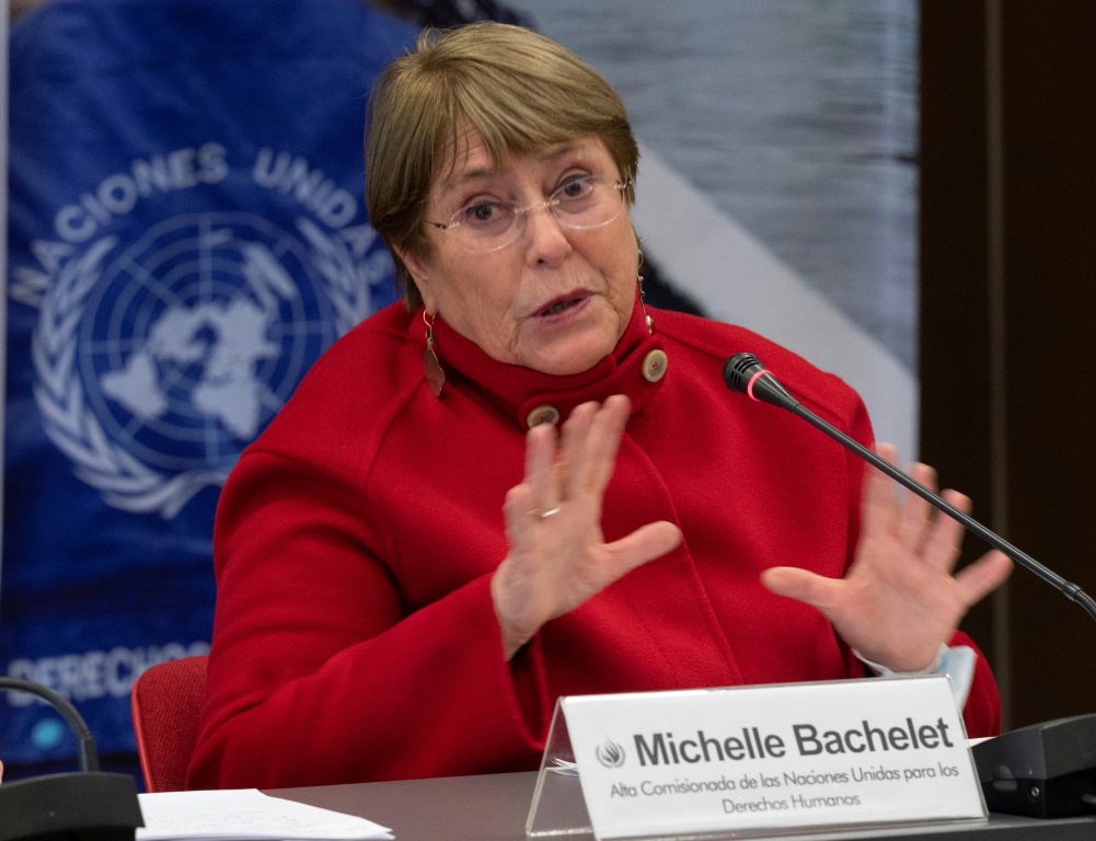 UN High Commissioner for Human Rights Michelle Bachelet (pictured July 2022) will visit Rohingya camps and meet with Prime Minister Sheikh Hasina during a visit to Bangladesh