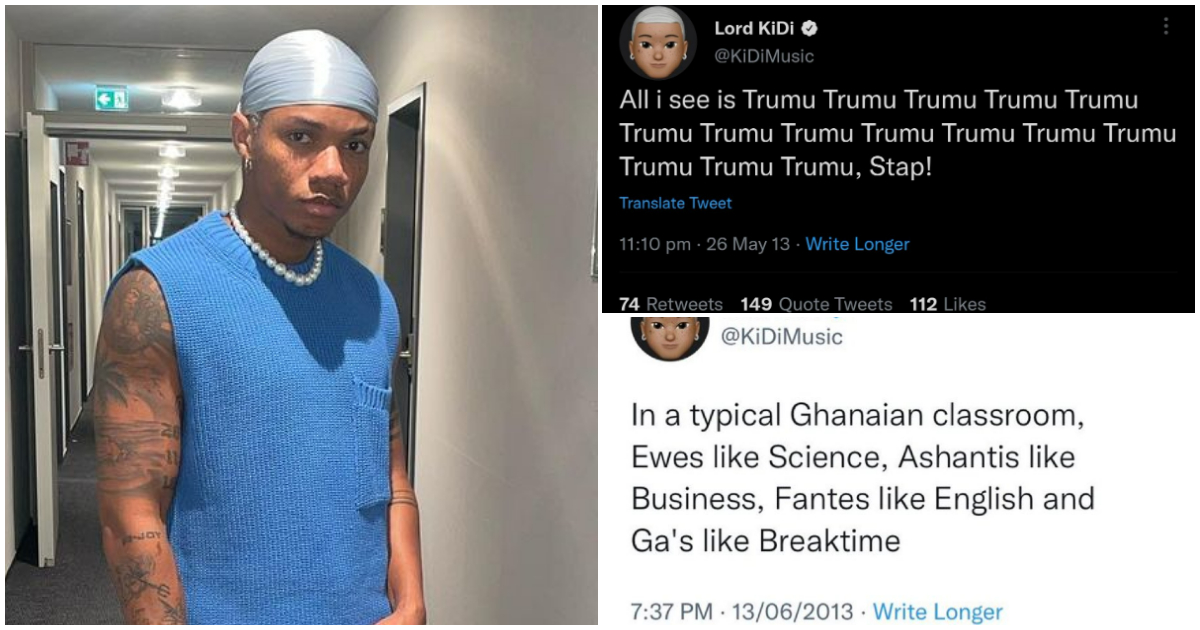 KiDi opens up about Anita AKuffo, lashes out at Sarkodie, Delay and others in funny old tweets dug out by fans