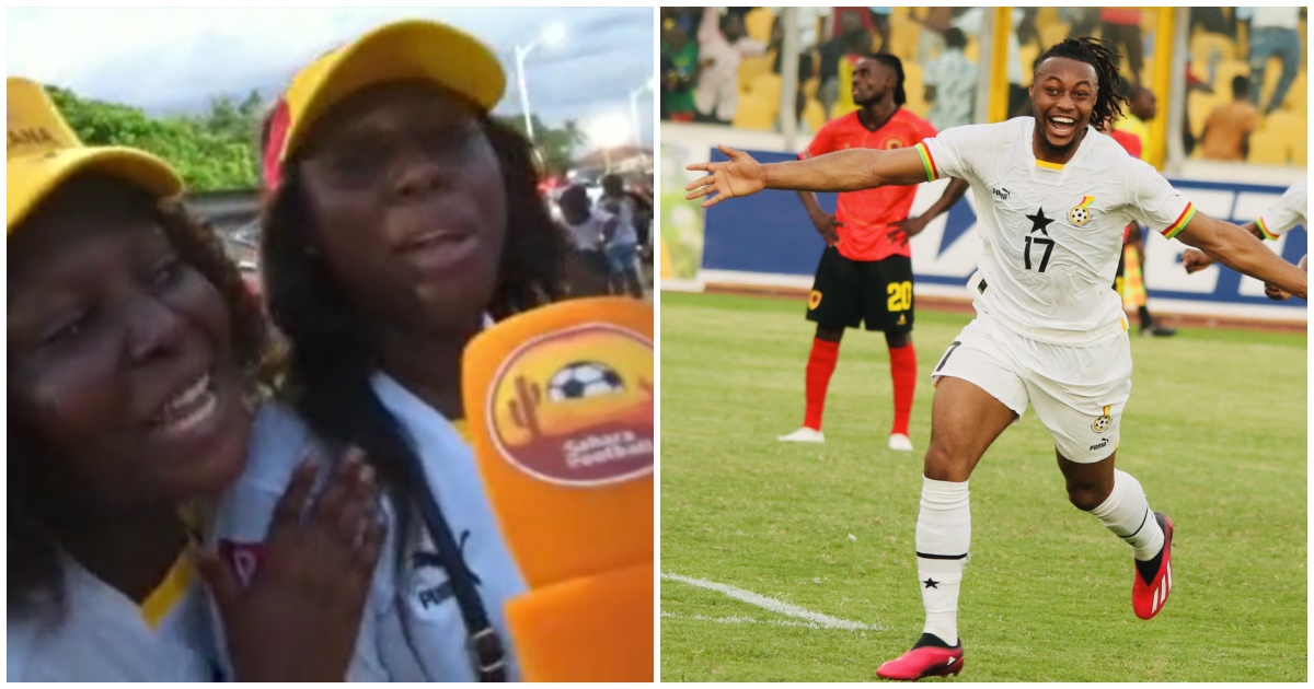 Ghana vs Angola: Two ladies jubilate over Black Stars win and tell how late goal saved their bet