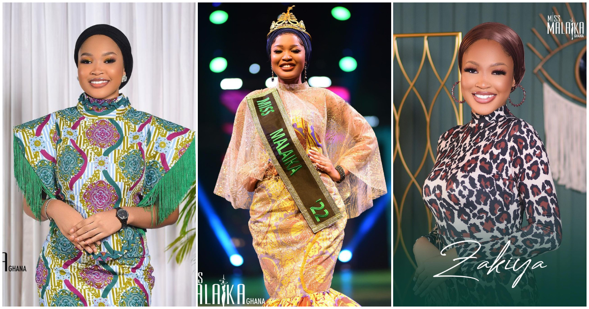 Ghanaians Jubilate As First Muslim Zakiya Ahmed Is Crowned Miss Malaika 2022