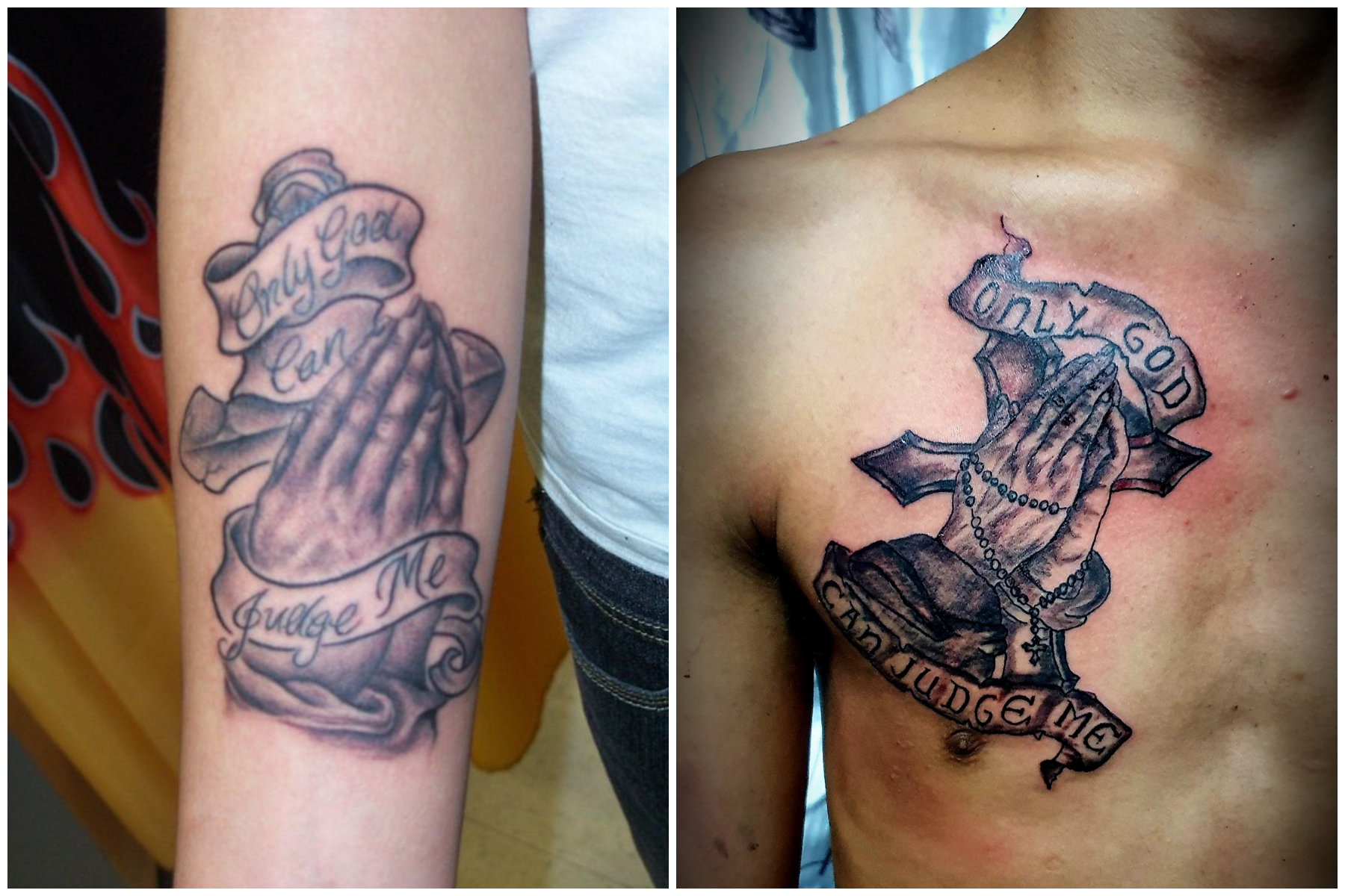 ONLY GOD CAN JUDGE ME 🙏🏼 (MARCH 2022) EL BEAVERS FONTS #tattoo #tattoos  #letteringtattoo #letteringtattoos #olnygodcanjudgeme #back... | Instagram