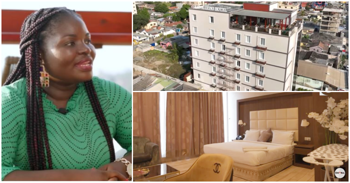39-year-old Nana Ama builds a hotel in Osu, Accra