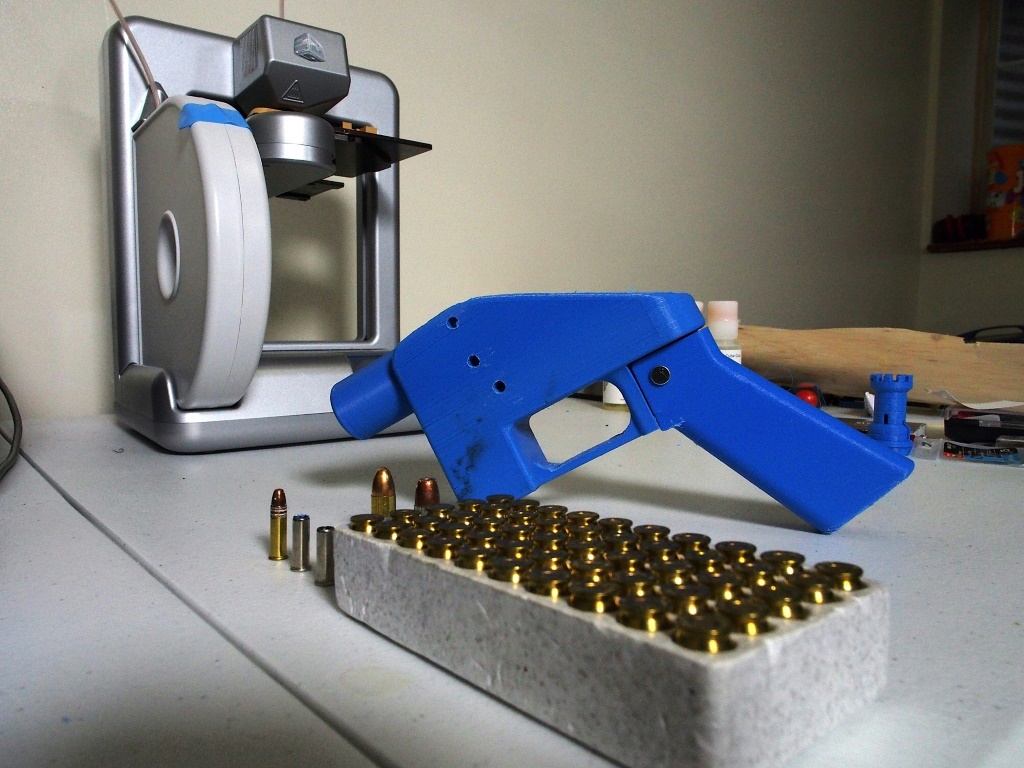 The first 3D-printed gun was a simple pistol