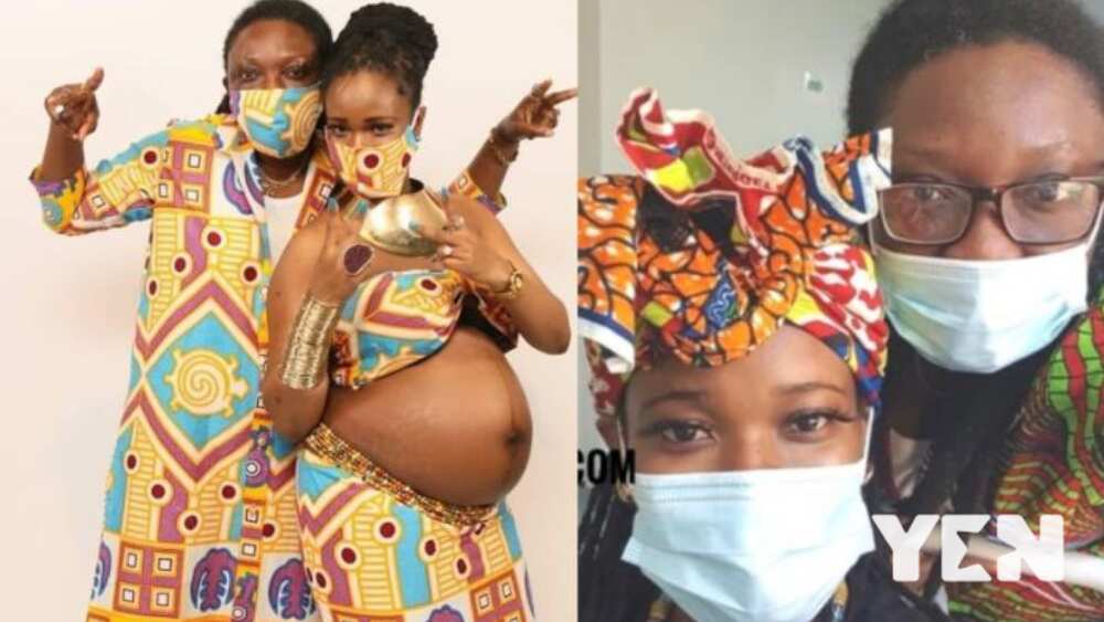 Ghanaian lesbian expecting first child; baby bump photo drops