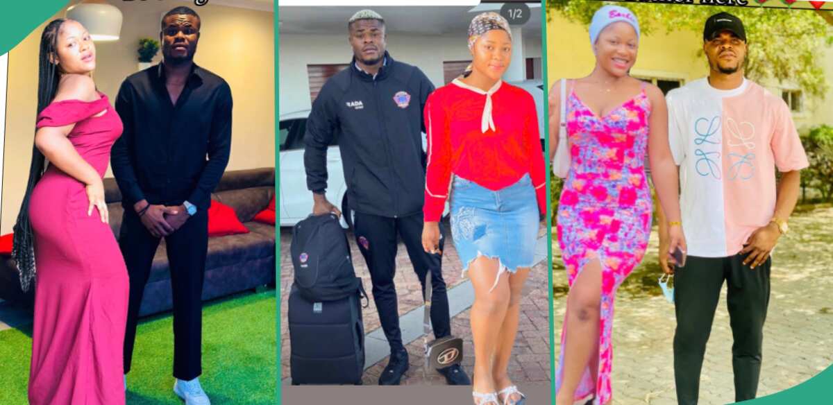 "Be our guest on February 28": Nwabali's crush photoshops herself into his photos, fixes wedding date