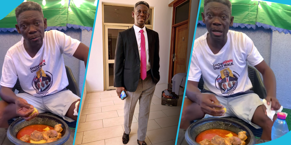 Agya Koo recounts the different dreams one can have after eating fufu in hillarious video