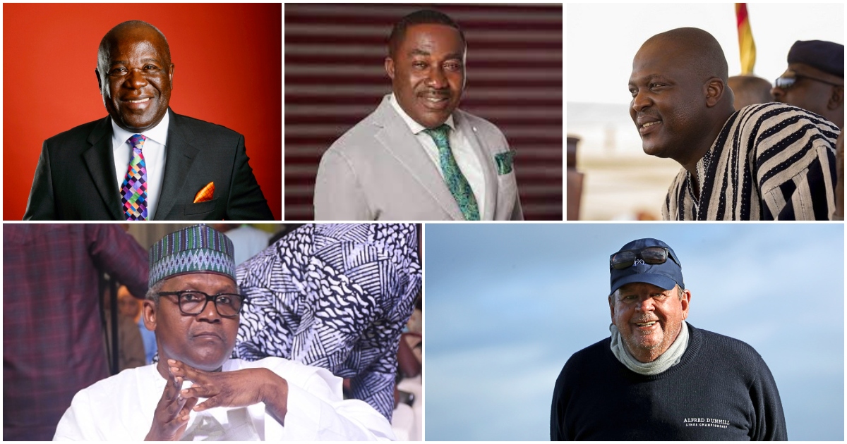Sam Jonah, Ibrahim Mahama and Kwame Despite did not make it to Forbes list of Africa's richest in 2023.