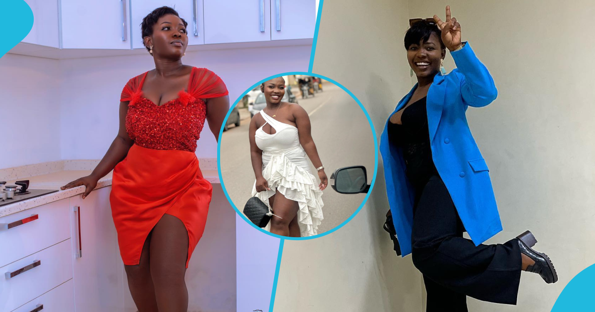 Felicia Osei almost exposes herlfse in revealing dress, wild photo stirs reactions