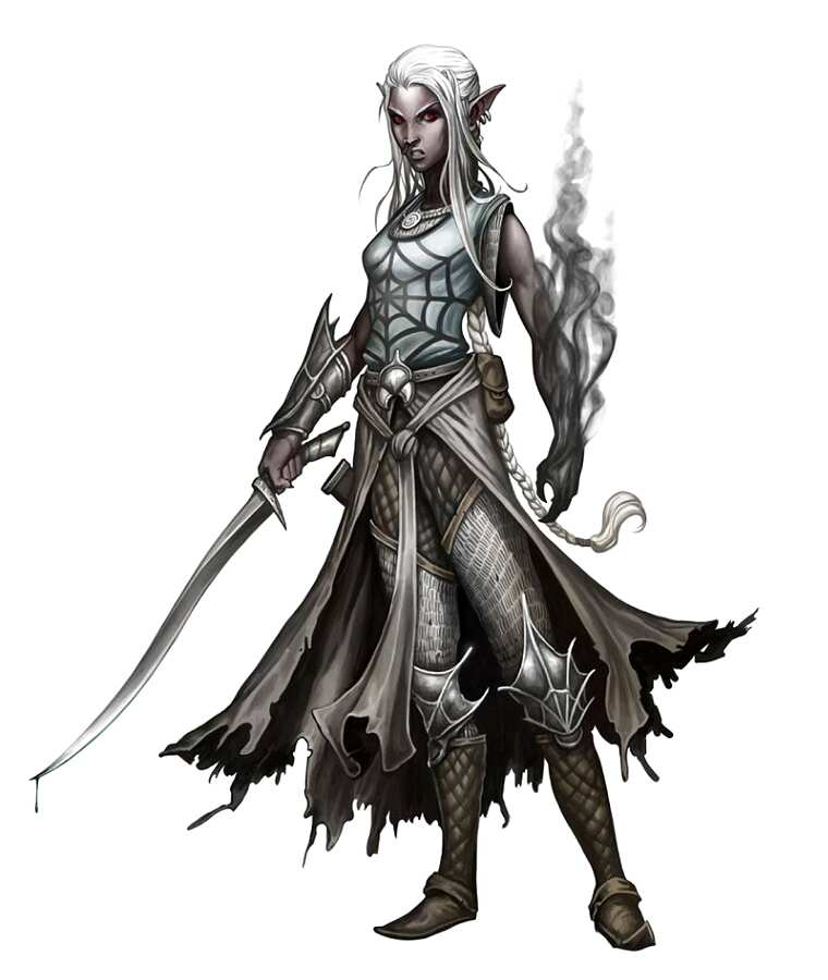 Drow names for the dark elves in Dungeons & Dragons