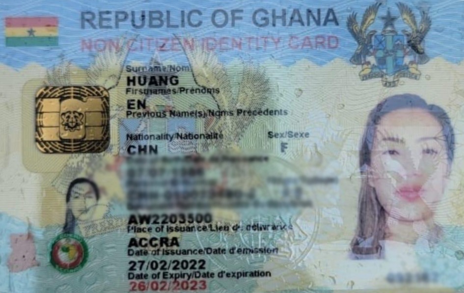 Aisha Huang's Ghana Card