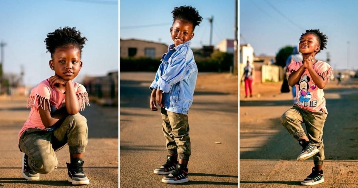 Beautiful little model melts South Africans' hearts: "Brown skin girl"