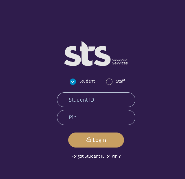 STS student portal: Registration, log in, portal results, timetable.