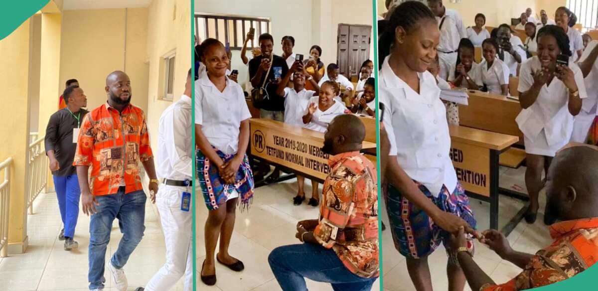 ABSU lecturer proposes to student in class on Valentine's Day