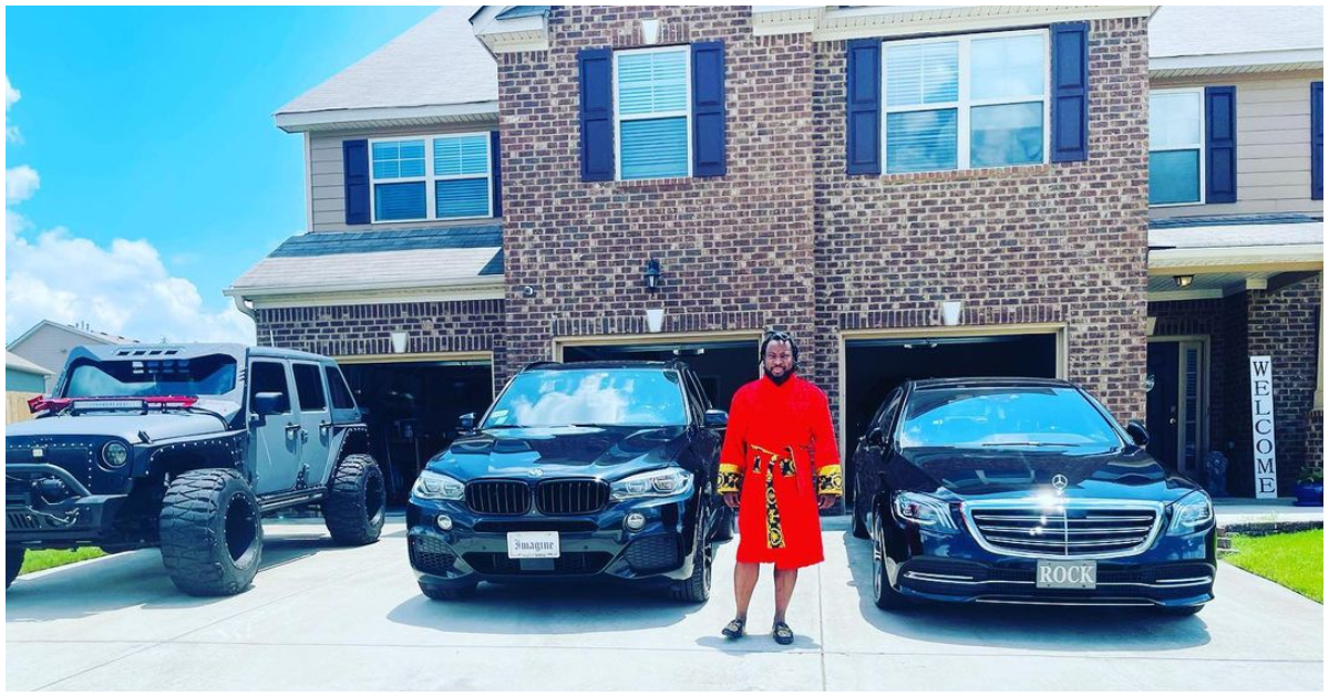 Sonnie Badu shows off his mansion and exotic cars
