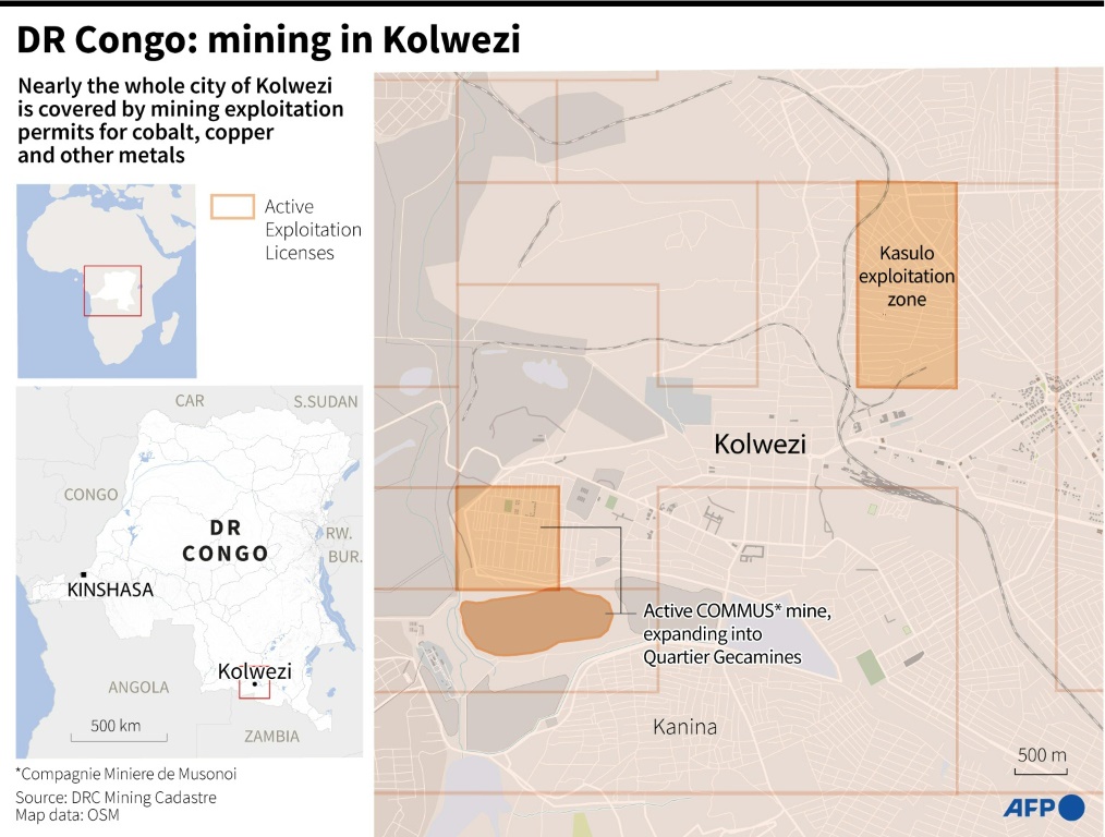 DR Congo: mining in Kolwezi