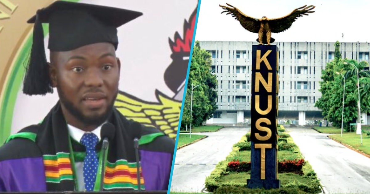 Humphrey Ashimatey: Ghanaian graduates as valedictorian of KNUST's Humanities and Social Sciences College