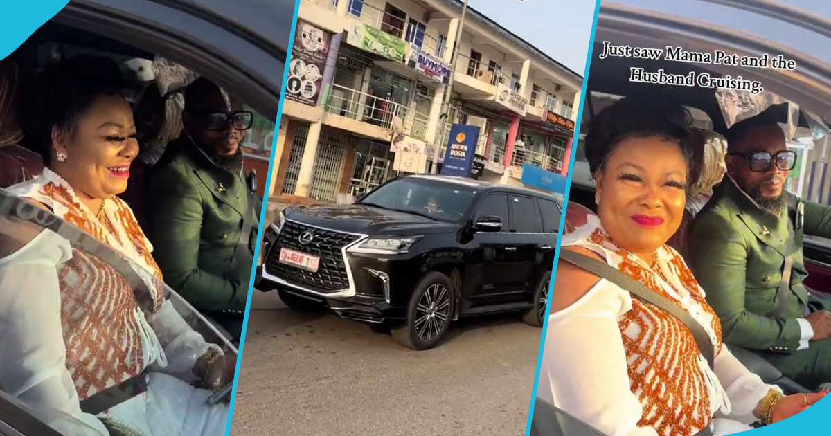 Fans gush over Nana Agradaa's beauty as she and her hubby flaunt their luxury Lexus LX