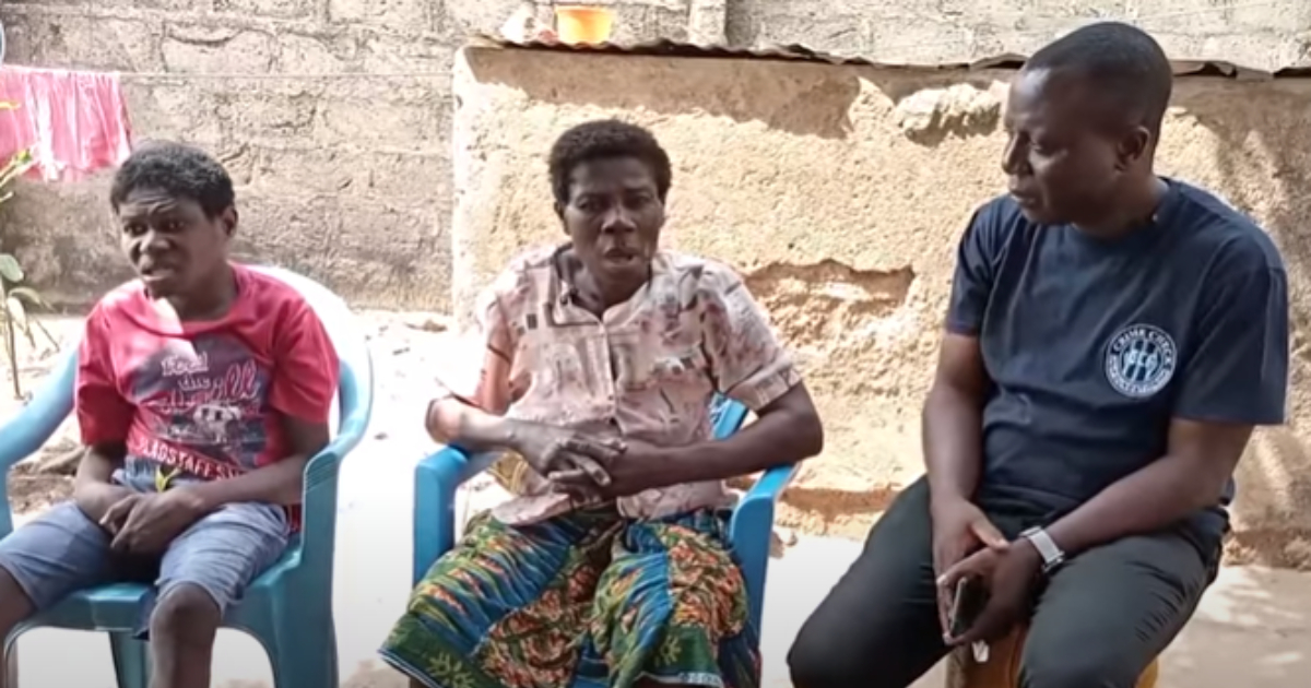 Ama Dansoa: Mom who sells charcoal and her 2 disabled kids neglected by their dad get help