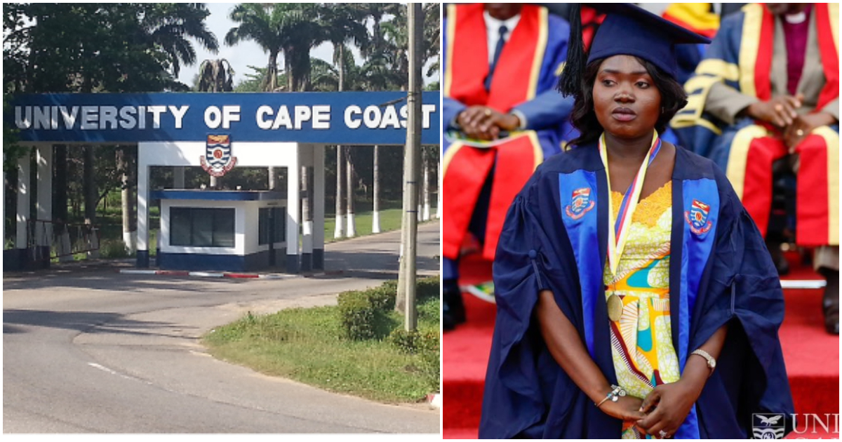UCC graduation: Lady becomes overall best graduating Diploma in Midwifery student: "Amazing performance"