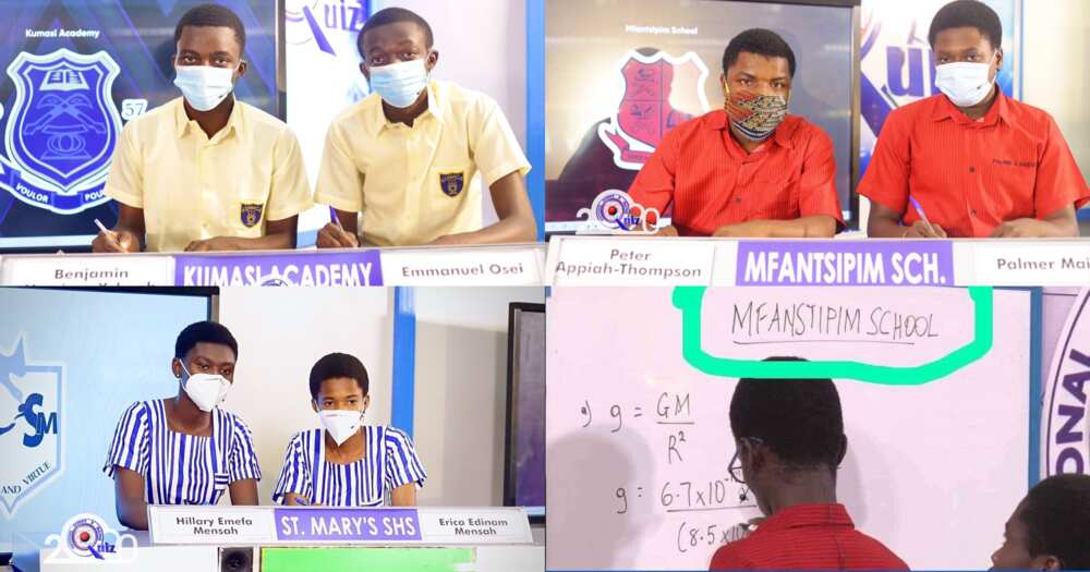 NSMQ 2020: Mfantsipim defeated by Kumasi Academy; Laughed for wrong spelling of school's name