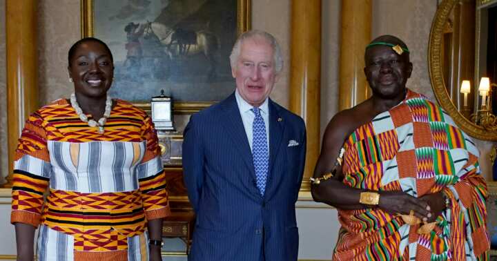 Asantehene Otumfuo Osei Tutu II Meets King Charles III At Buckingham ...